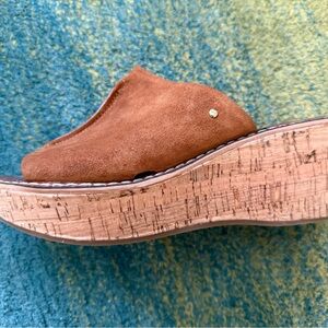 Sam Edelman Wedge Suede Sandal Slide Ranger